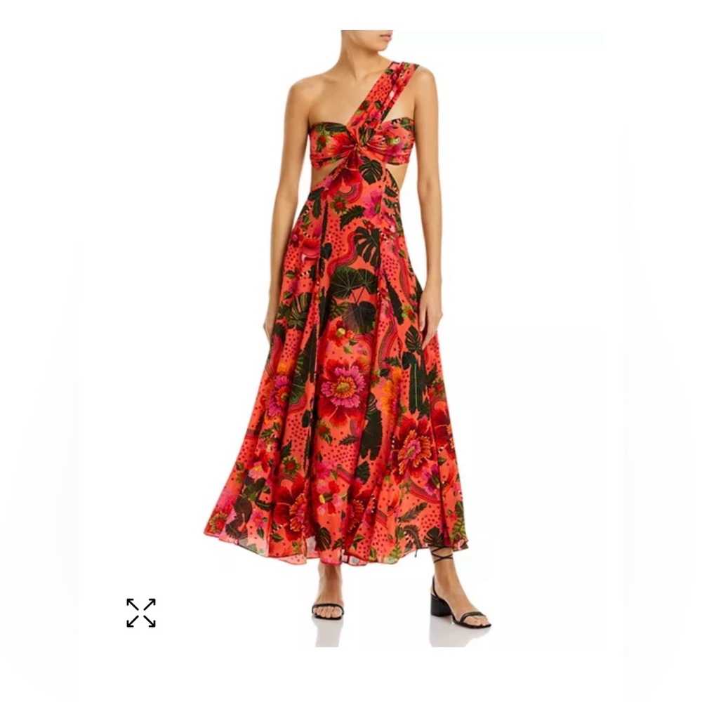 NWT Farm Rio Blooming Garden Maxi Dress